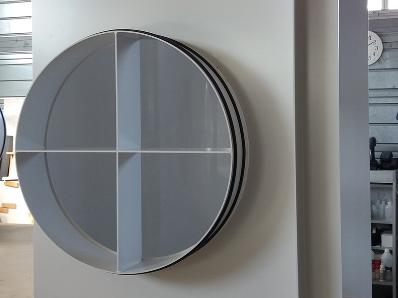 Pièce pour étagère dans le domaine de l'industrie CITYPLAST